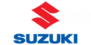 Plaque d'immatriculation moto noire fond logo suzuki 100