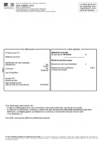 Illustration justificatif de domicile