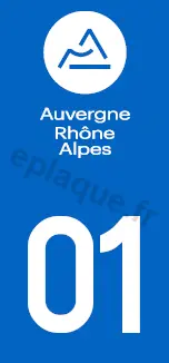 Logo plaque Auvergne-Rhône-Alpes 01