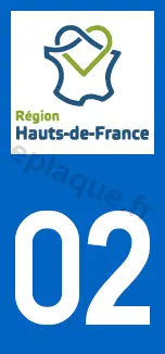 Logo plaque Hauts-de-France 02