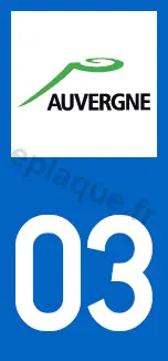 Logo plaque Auvergne 03