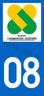 Logo plaque Champagne-Ardenne 08