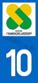 Logo plaque Champagne-Ardenne 10