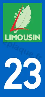 Logo plaque Limousin 23