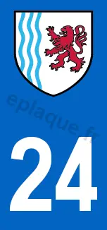 86 Nouvelle-Aquitaine - Région II | Autocollant plaque immatriculation