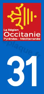 Logo plaque Occitanie 31
