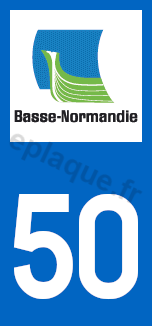 Logo plaque Basse-Normandie 50