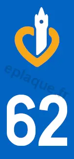 Logo plaque Nord-Pas-de-Calais 62