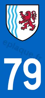 Logo plaque Nouvelle-Aquitaine 79
