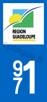 Stickers Plaque D'immatriculation 971 Saint-Barthélemy - Design Carbone, 2 Pièces, Résistants Aux Intempéries