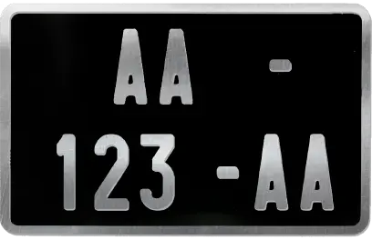 Ancienne Plaque D’immatriculation Moto – Pennsylvanie 1924 – États-Unis – Pièce Vintage