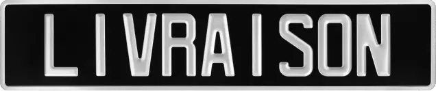 Plaque signalétique collection