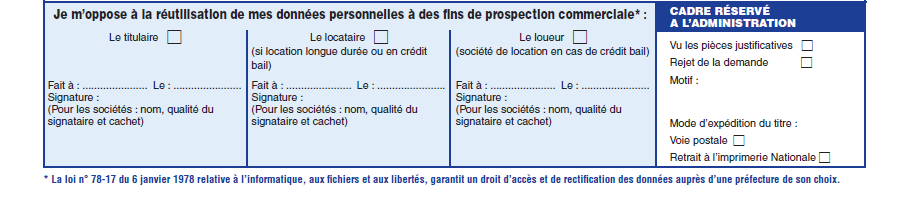 Aide Cerfa 13749 03 Immatriculation Vehicule Neuf Eplaque