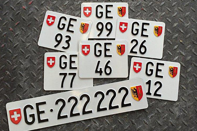 Autocollant plaque immatriculation Pompier écusson Français